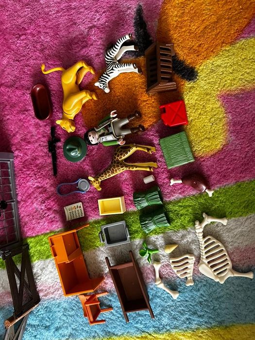 Playmobil4826Zagroda pielęgnacyjna dla dzikich unikat zwierząt lecznic