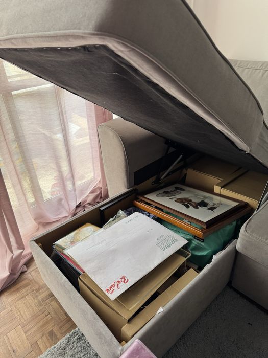 Sofa + OFERTA de movel.  chaise longue com cama e arrumacao