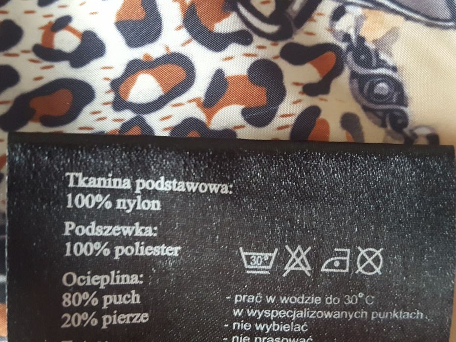 Kurtka puchowa puch naturalny roz 38