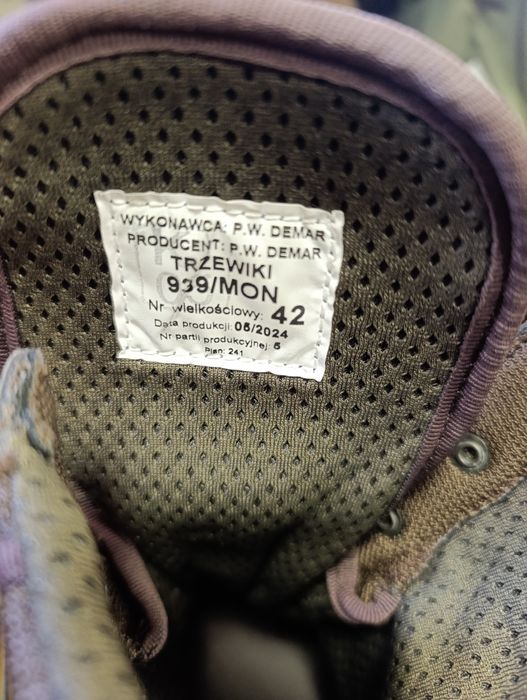 Buty wojskowe trekingowe 939