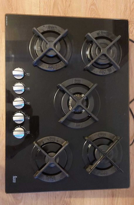 Placa de Gás vidro Temperado TEKA