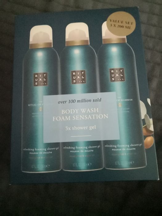 Rituals 3sztuki pianki pod prysznic hammam