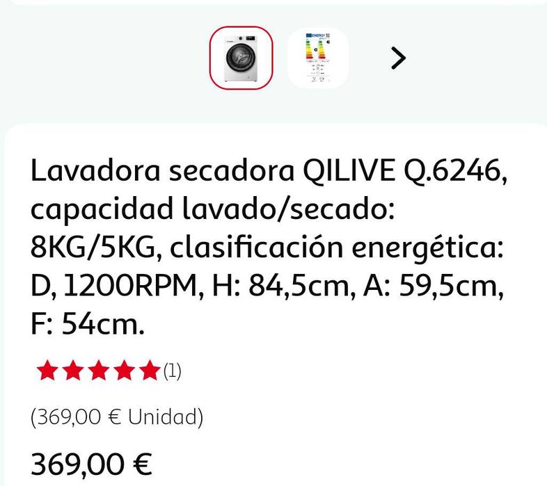 Máquina de lavar e secar roupa