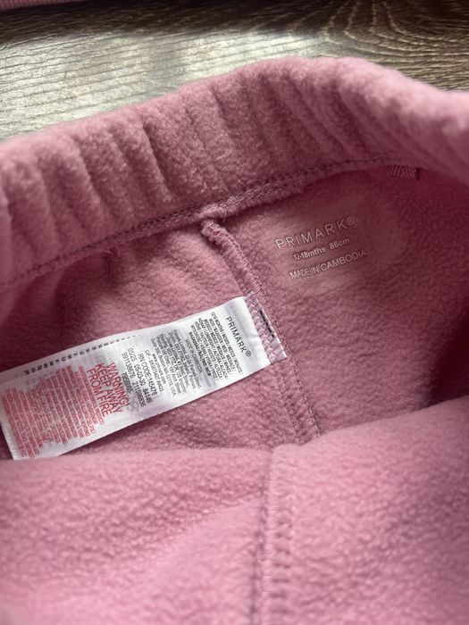 Костюм спортивний флісовий на дівчинку 12 - 18 місяців 86 см Primark