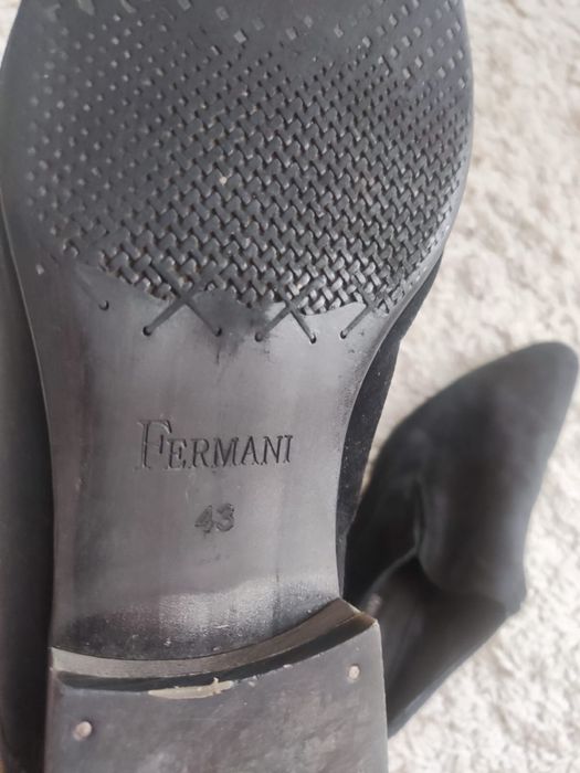 Туфли натуральный замш 43 р