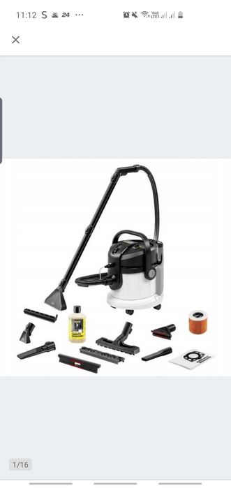 Odkurzacz piorący Karcher SE 4 Plus 1.081-170.0 1000W 4L