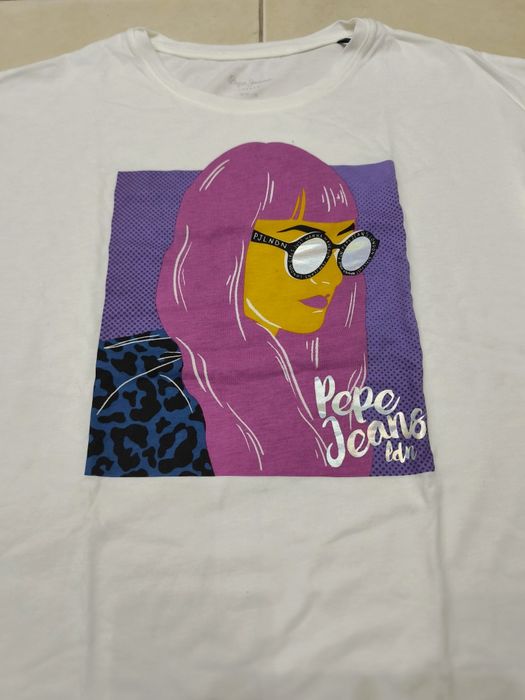 Camisola Branca Pepe Jeans Nova