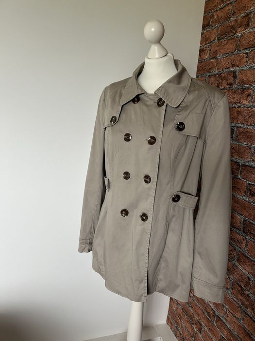 Płaszcz jesienny wiosenny lekki beżowy M Orsay