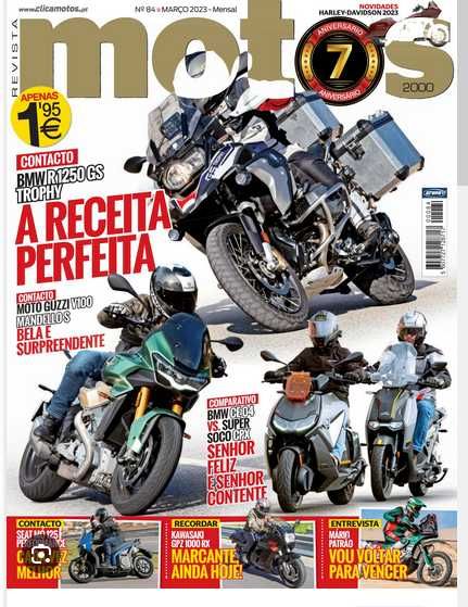 Revista Motos #84 Março 2023- portes CTT gratis