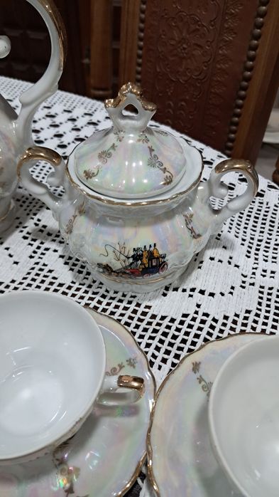 Serviço de chá antigo