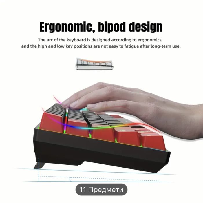 Клавиатура механическая | клавиатура на красных свечах | Snpurdiri