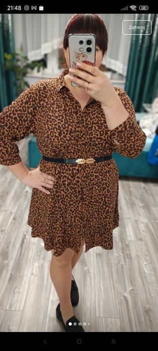 Tunika sukienka panterka