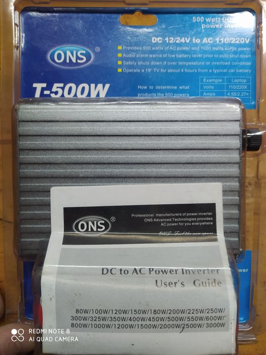 Inversor de 500w
