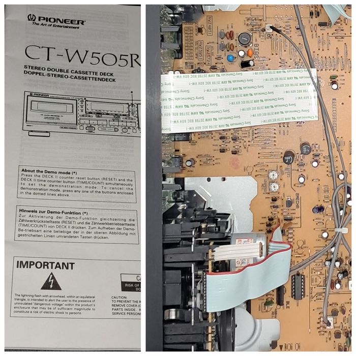 Deck cassetes Pioneer CT-W505R
