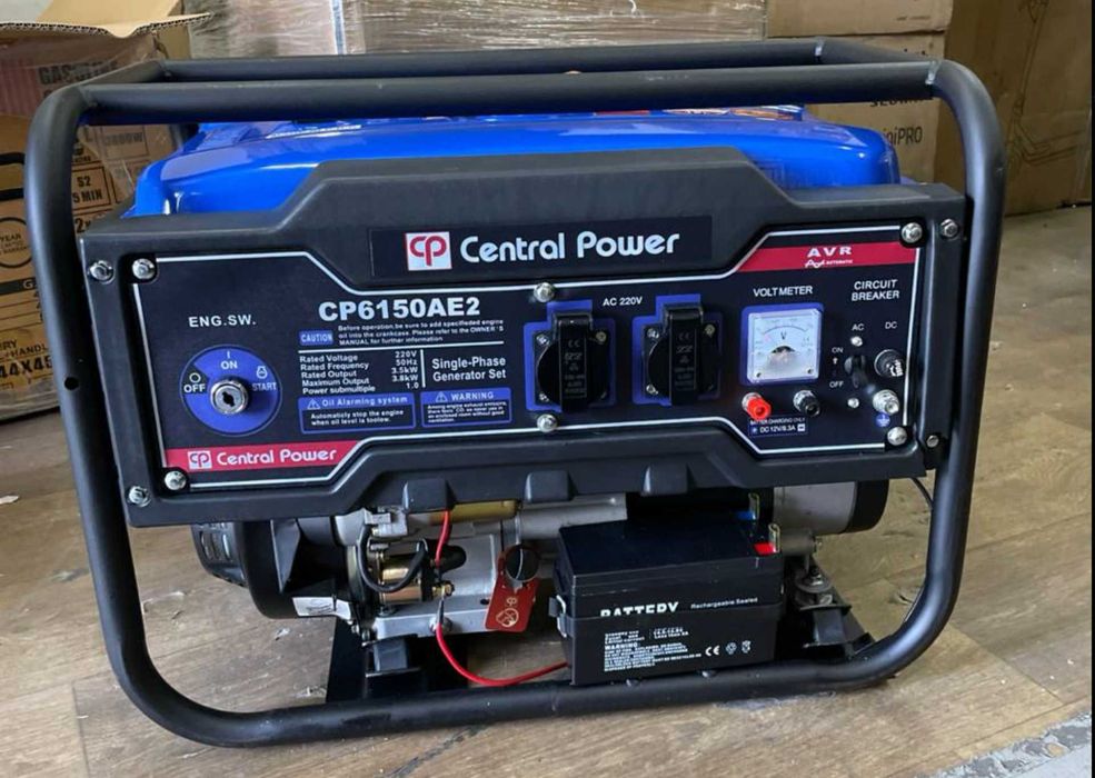 Бензиновий генератор Сentral Power (3.5-3.8кВ) AVR, мідна обмотка