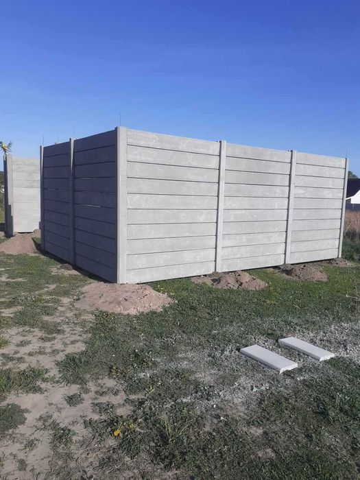 Ogrodzenia Betonowe , wzór dwustronny , Garaże , Płoty , wiaty do 4m