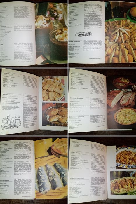 Serviço Plástico + Colecção Livros "A Boa Cozinha Moderna" Vintage