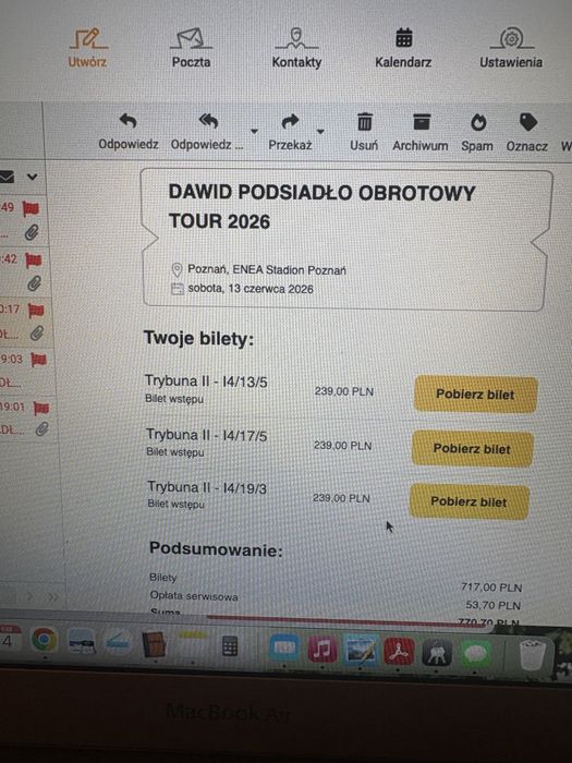 Bilety Podsiadlo poznan sobota 13 czerwca godz. 17.30