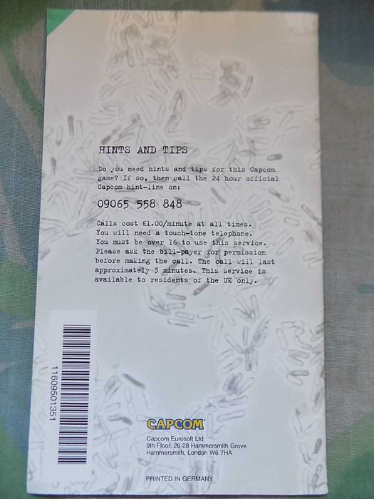 Resident Evil Zero - instrukcja do gry Nintendo GameCube Game Cube GCN