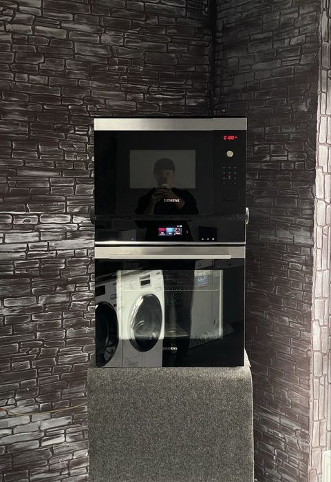 2025рік!Комплект Духова шафа з пароваркою+Мікрохвильовка Siemens Новий