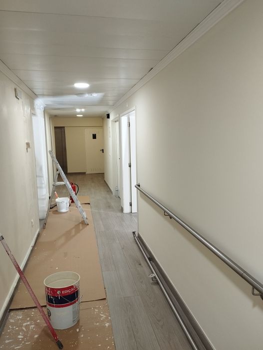 Pintura e remodelação de obras