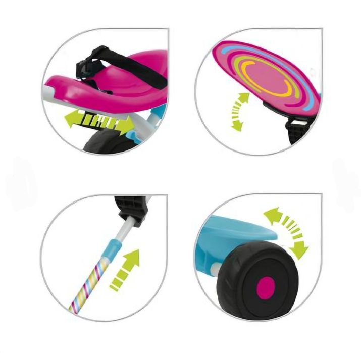 Triciclo Sun Sport Rosa&Azul