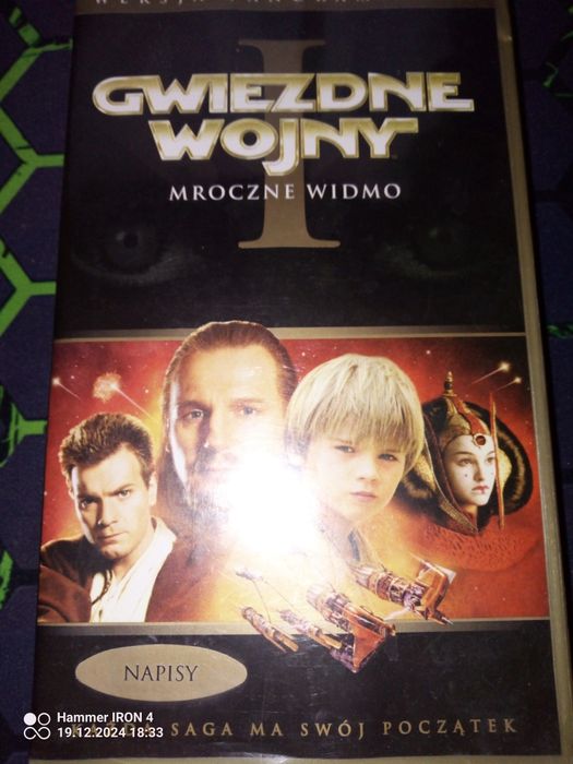Star Wars Mroczne Widmo VHS