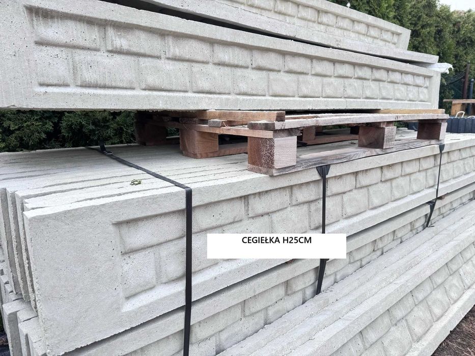Podmurówki betonowe 20cm, 25cm, 30cm, ogrodzenia