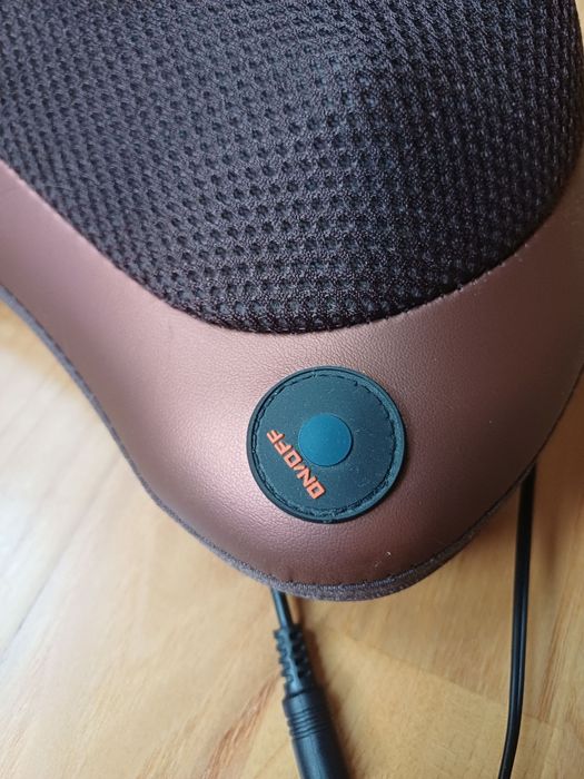 Массажная подушка инфракрасный роликовый массажер для шеи спины ног