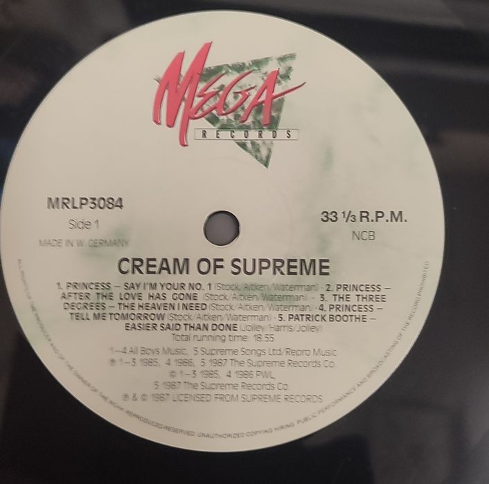 Winyl the cream od supreme