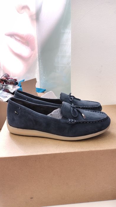 Tamaris Comfort zamszowe mokasyny damskie rozmiar 38
