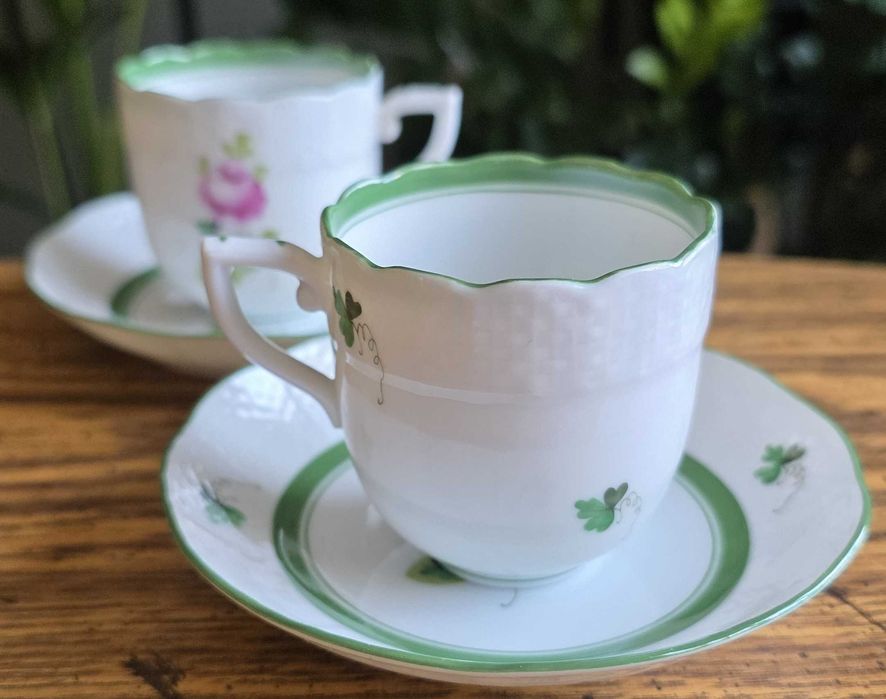 Porcelanowy zestaw do małej kawy – Herend