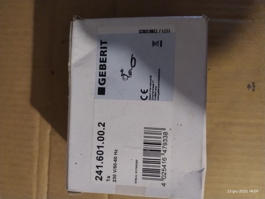 Zasilacz Geberit do spłukiwania higienicznego HS30 / HS50 241.601.00.2