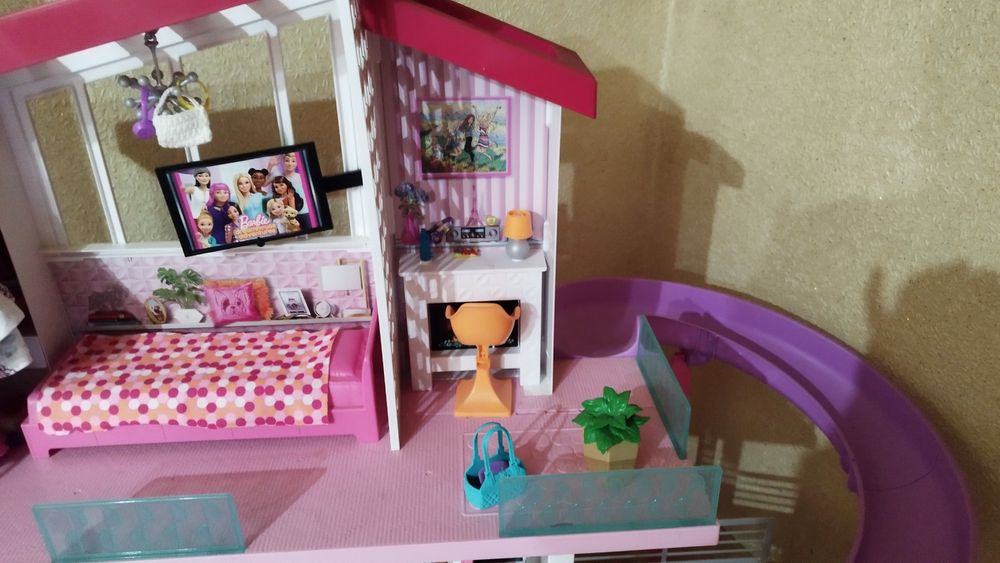 Dom Barbie dreamhouse bardzo duży plus kamper gratis