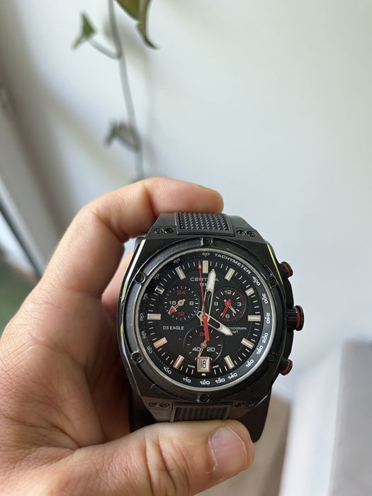 Zegarek męski certina ds eagle black tissot seiko