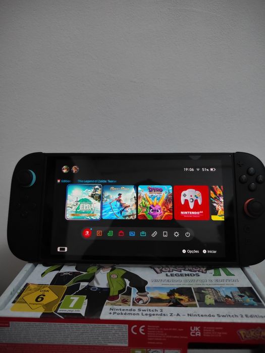 Nintendo switch 2 + Zelda Botw + Zelda Totk