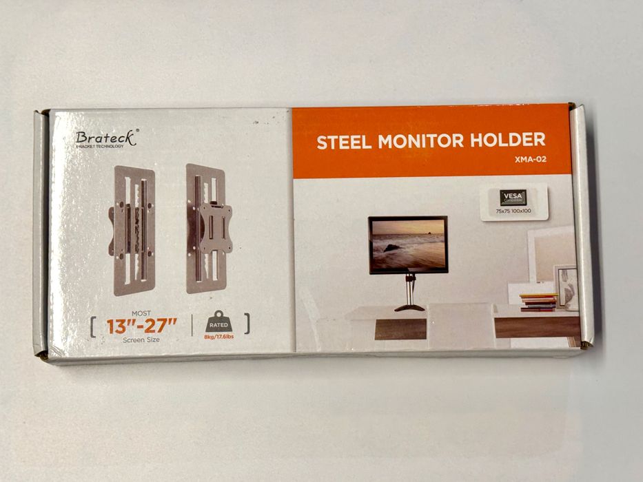 Nowy oryginalny Brateck XMA-02 uchwyt monitora mocowany na prowadnicy.