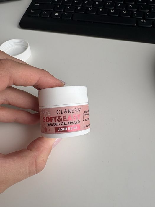 Nowy Zel Claresa Soft&Easy Builder Gel – odcień Light Beige