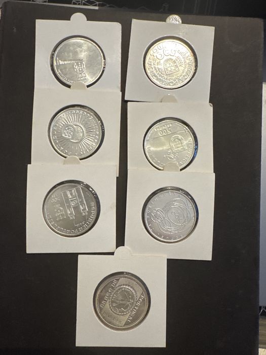 Moedas de 500$ prata