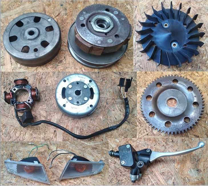 Пластик Suzuki Address V 100 CE11/CE13 (разборка двигателя)