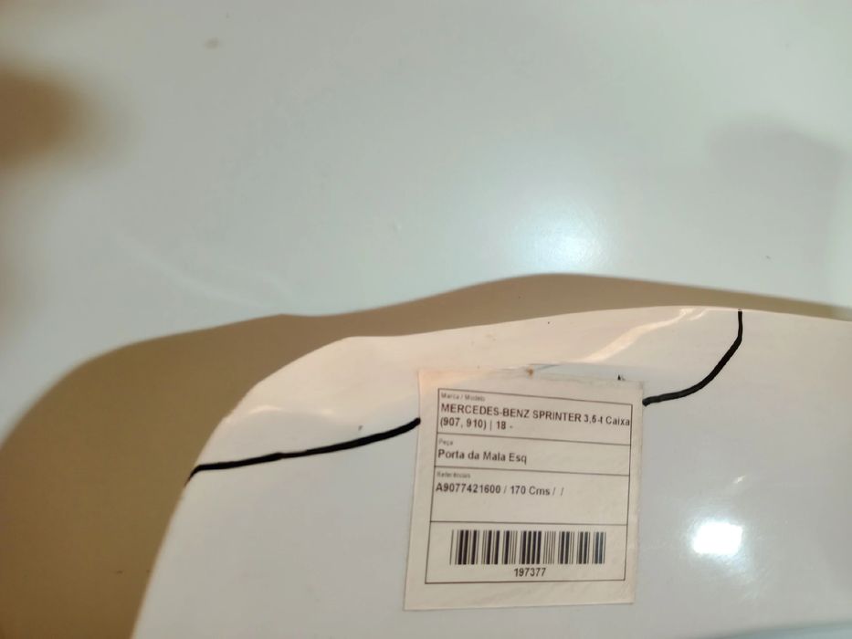 Porta da mala esquerda MERCEDES-BENZ Sprinter 3,5-t (907, 910)