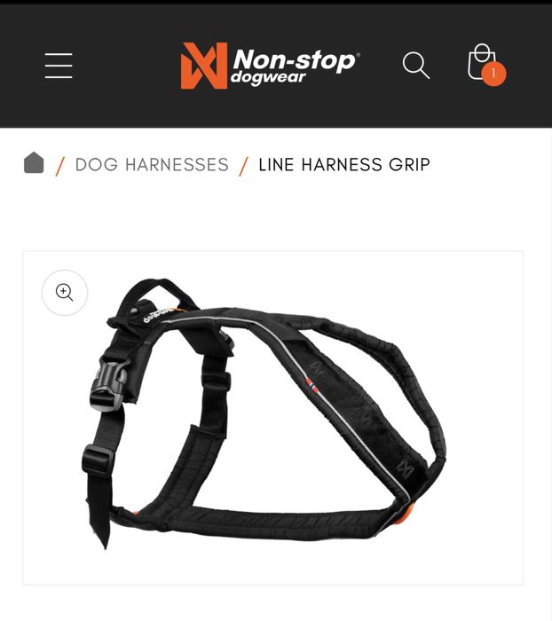 нова шлея nonstopdogwear Line harness grip