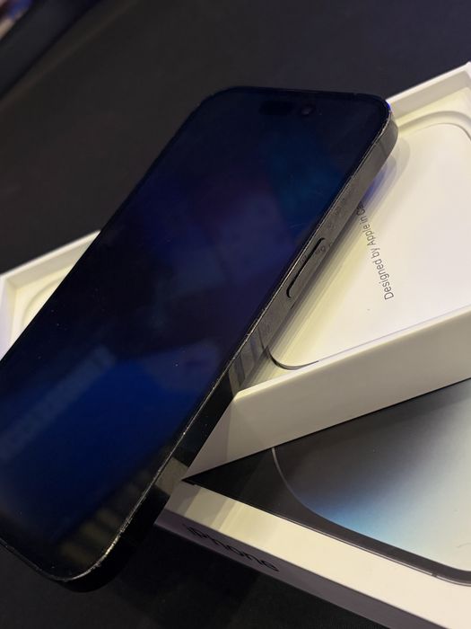 iPhone 14 Pro 256GB czarny – pudełko, 77% baterii