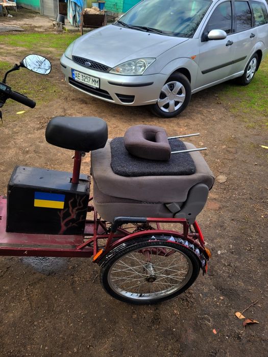 Трьох колісний електро велосипед