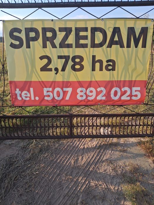 Sprzedam Działkę Rolną 2.78 ha