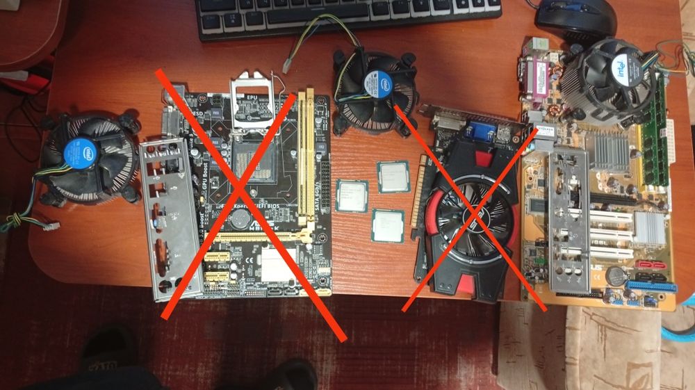 материнська плата sLGA775, core i3 ОПИС!!!