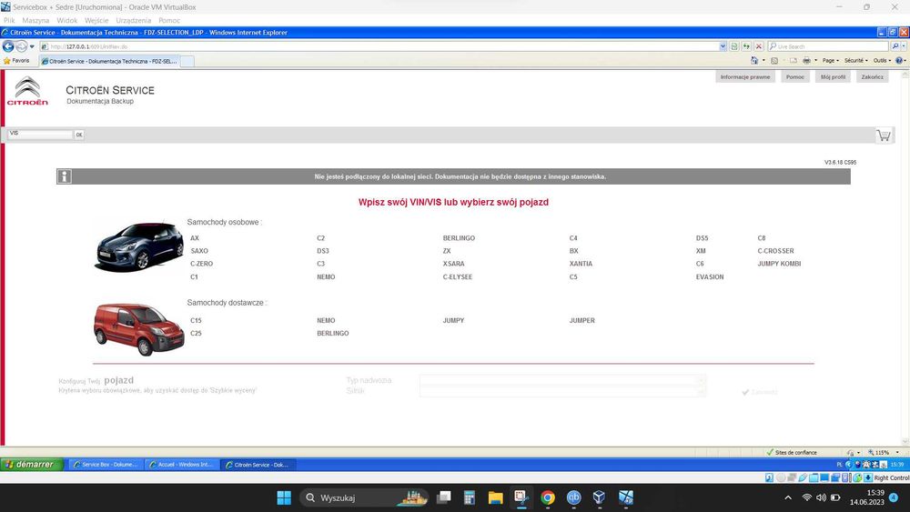 ServiceBox serwisówka Citroen Peugeot Schematy elektr. Diagbox Lexia ...