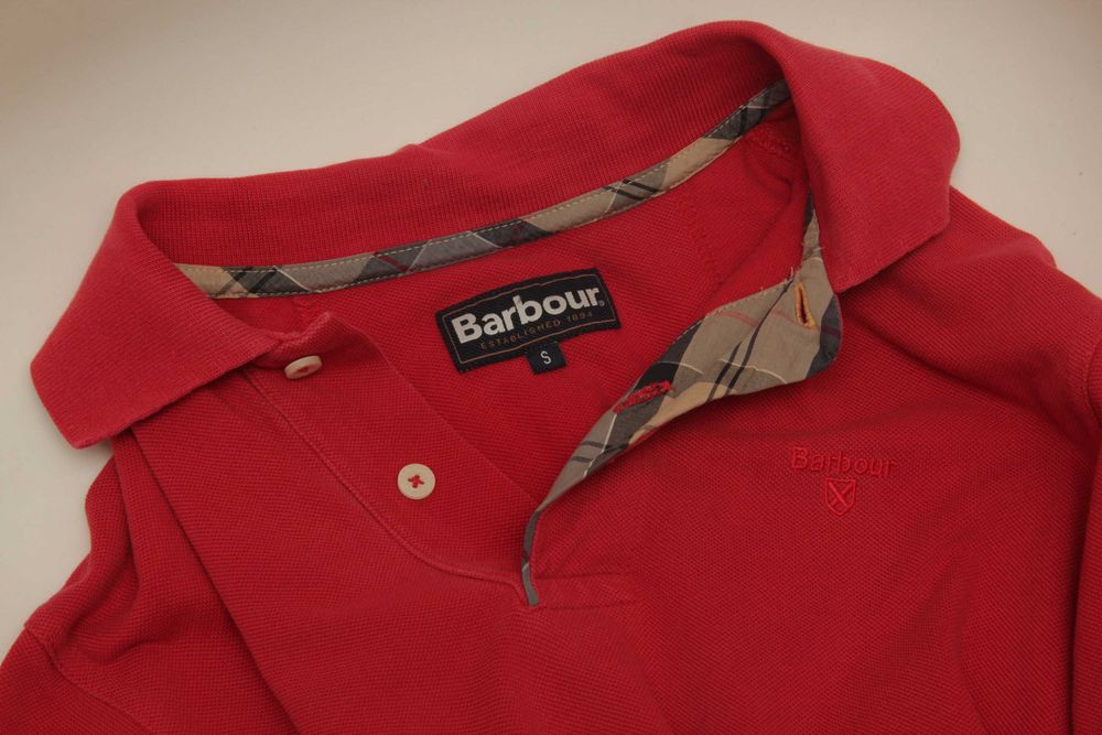 Barbour рр S поло из хлопка плетения пике
