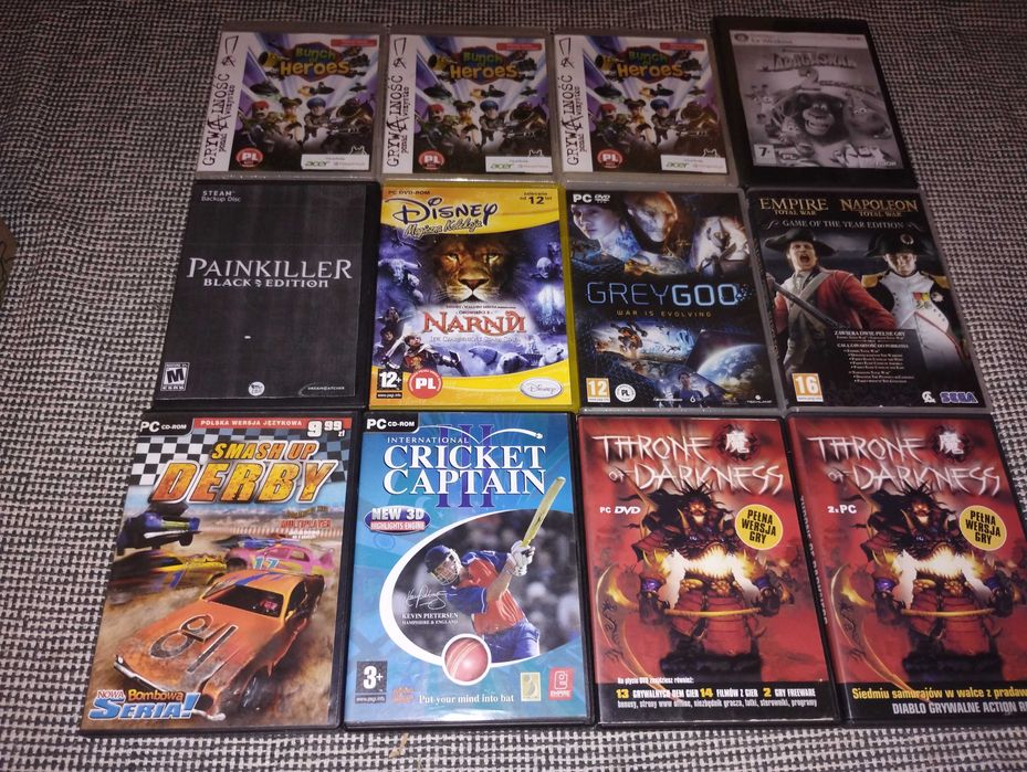 Zestaw gier PC/PS2/Xbox360