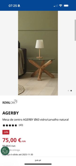 Conjunto Mesa de jantar e mesa de estar